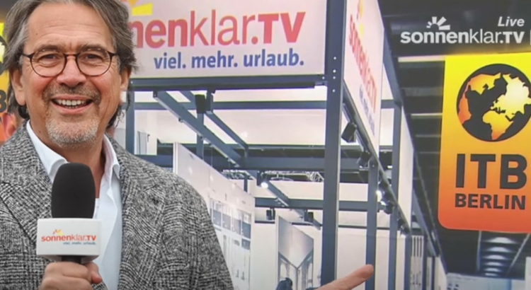 Holger Terhorst moderiert bei der ITB Sonnenklar TV