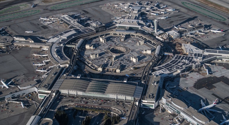 USA San Francisco Flughafen Foto Global Spot